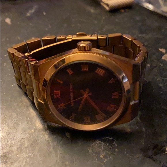 Michael kors rose gold watch main image 4